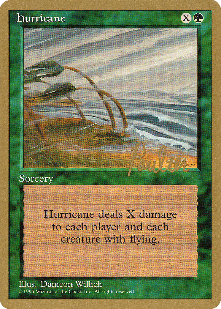 Hurricane — Pro Tour Collector Set — Magic: The Gathering