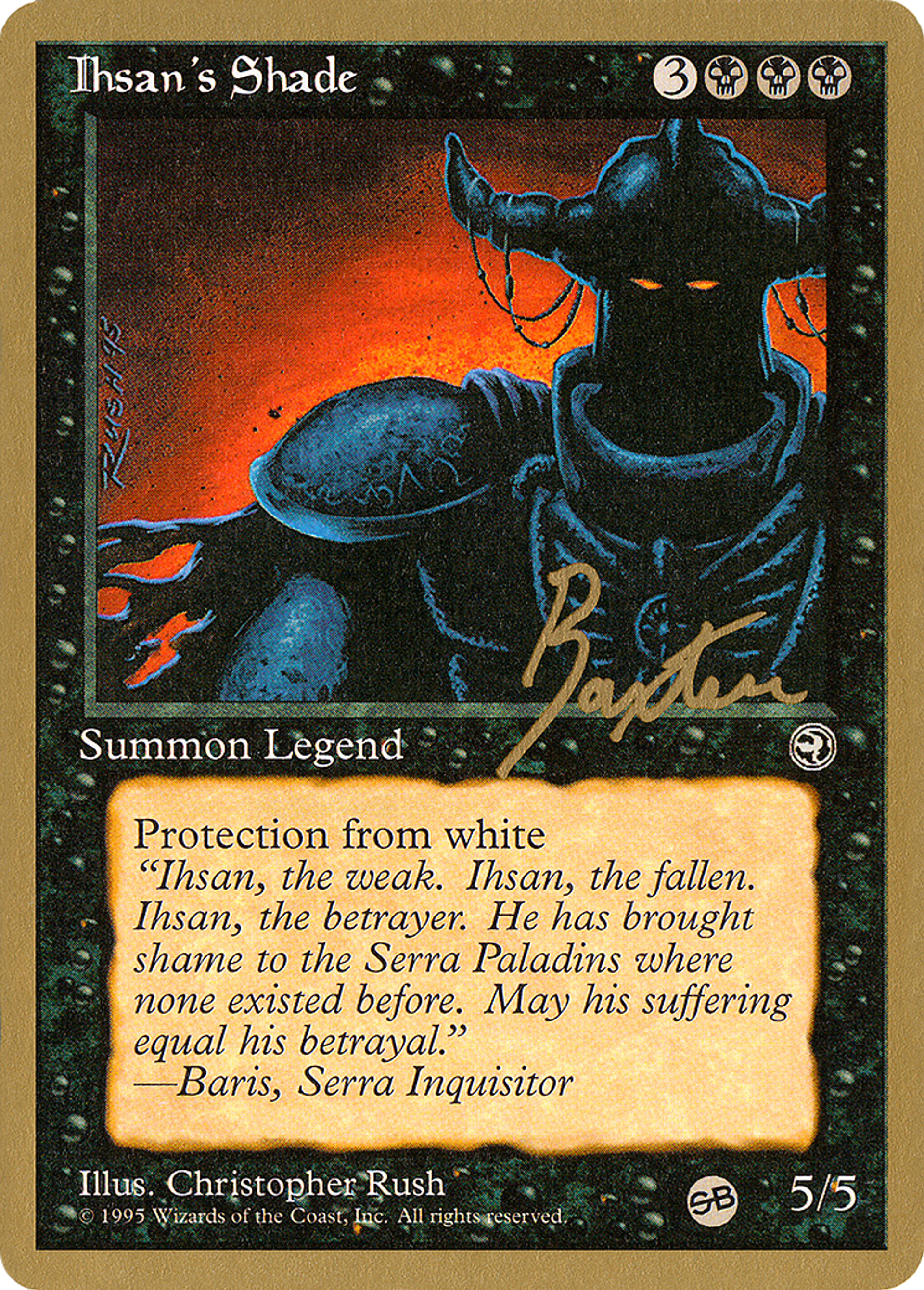 Ihsan's Shade — Pro Tour Collector Set — Magic: The Gathering