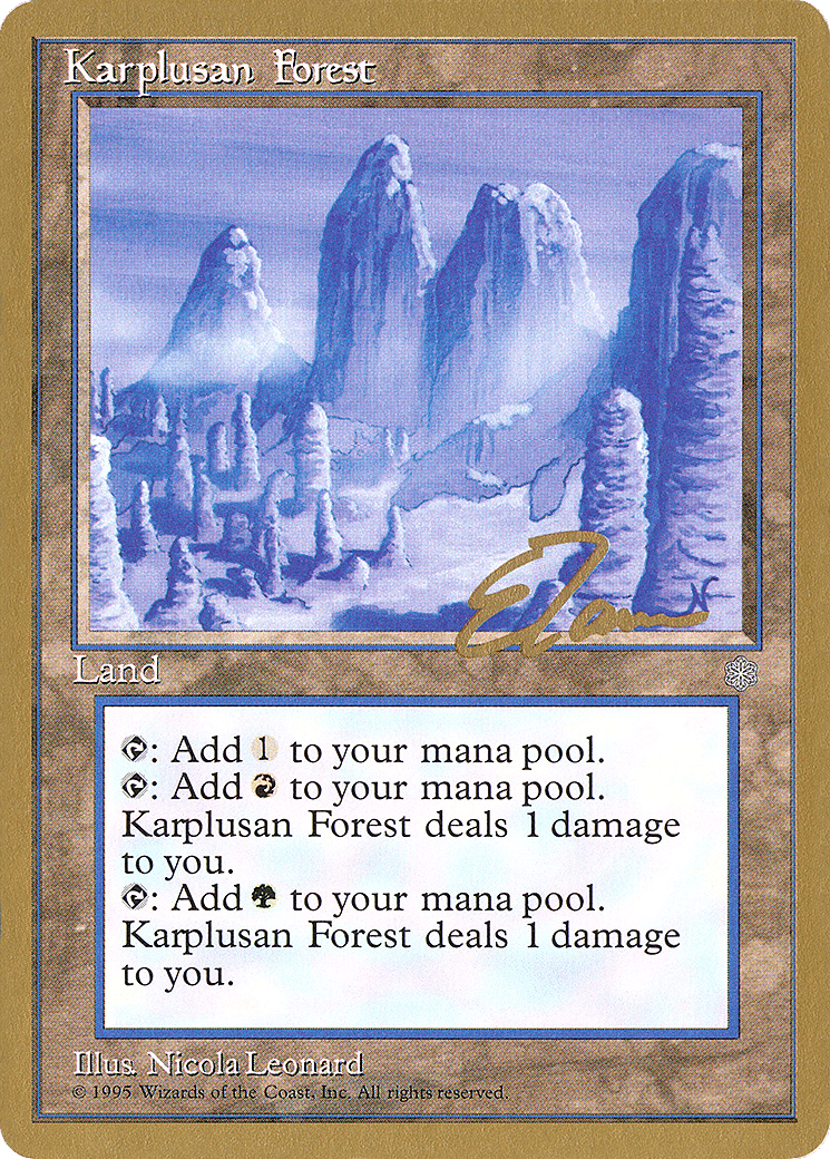 Forêt de Karpluse from Pro Tour Collector Set - Magic: The Gathering