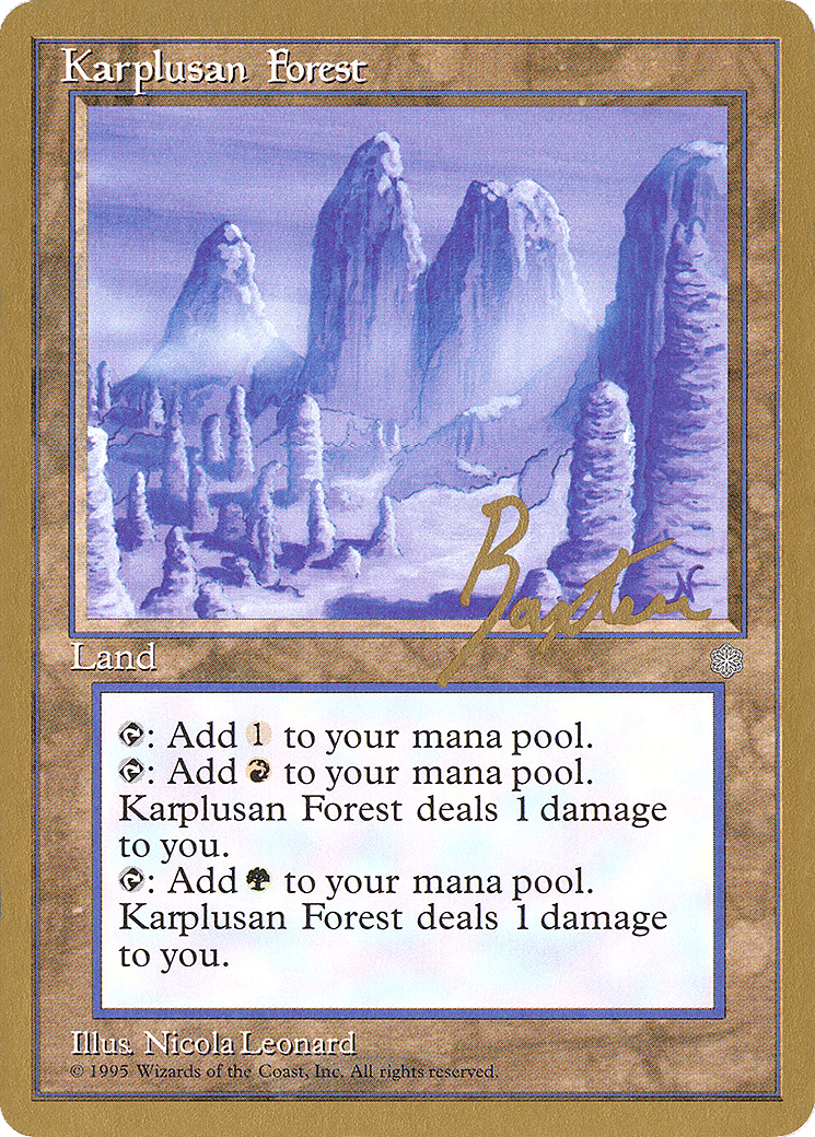 Karplusan Forest — Pro Tour Collector Set — Magic: The Gathering