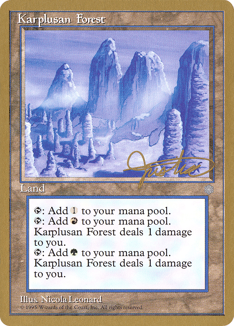 Karplusan Forest — Pro Tour Collector Set — Magic: The Gathering