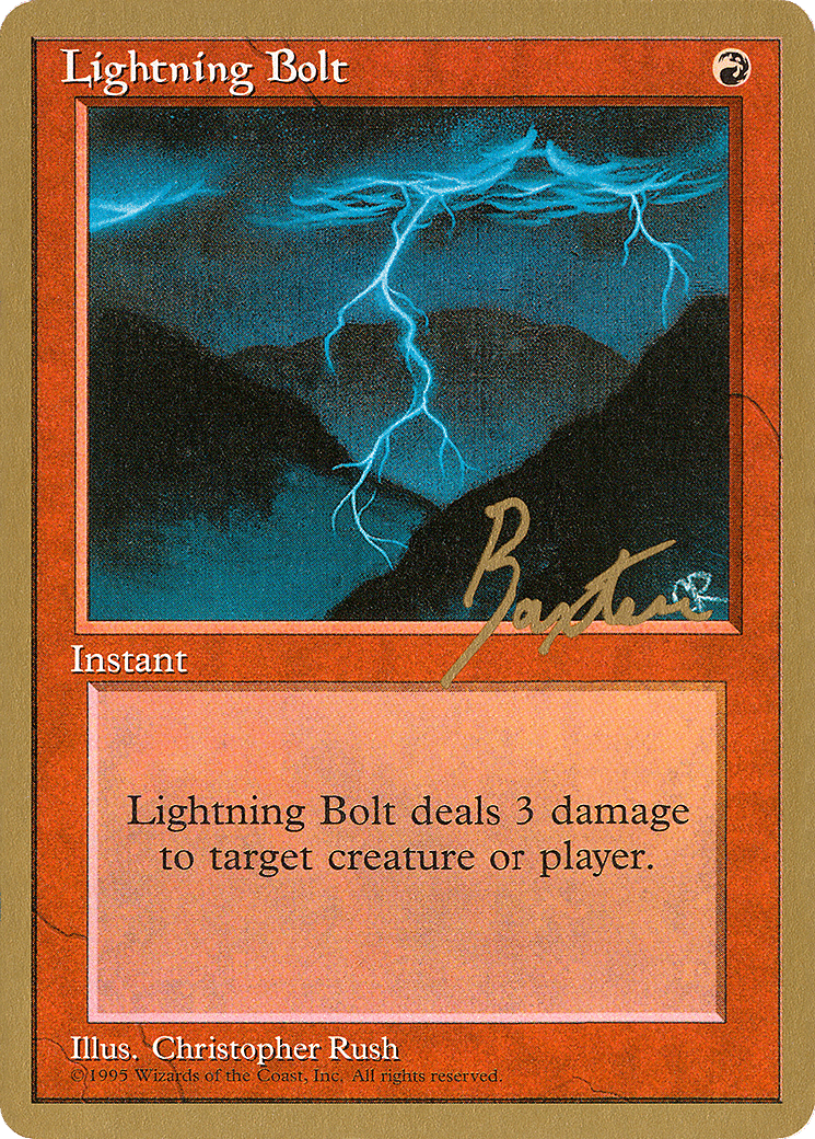 Lightning Bolt — Pro Tour Collector Set — Magic: The Gathering