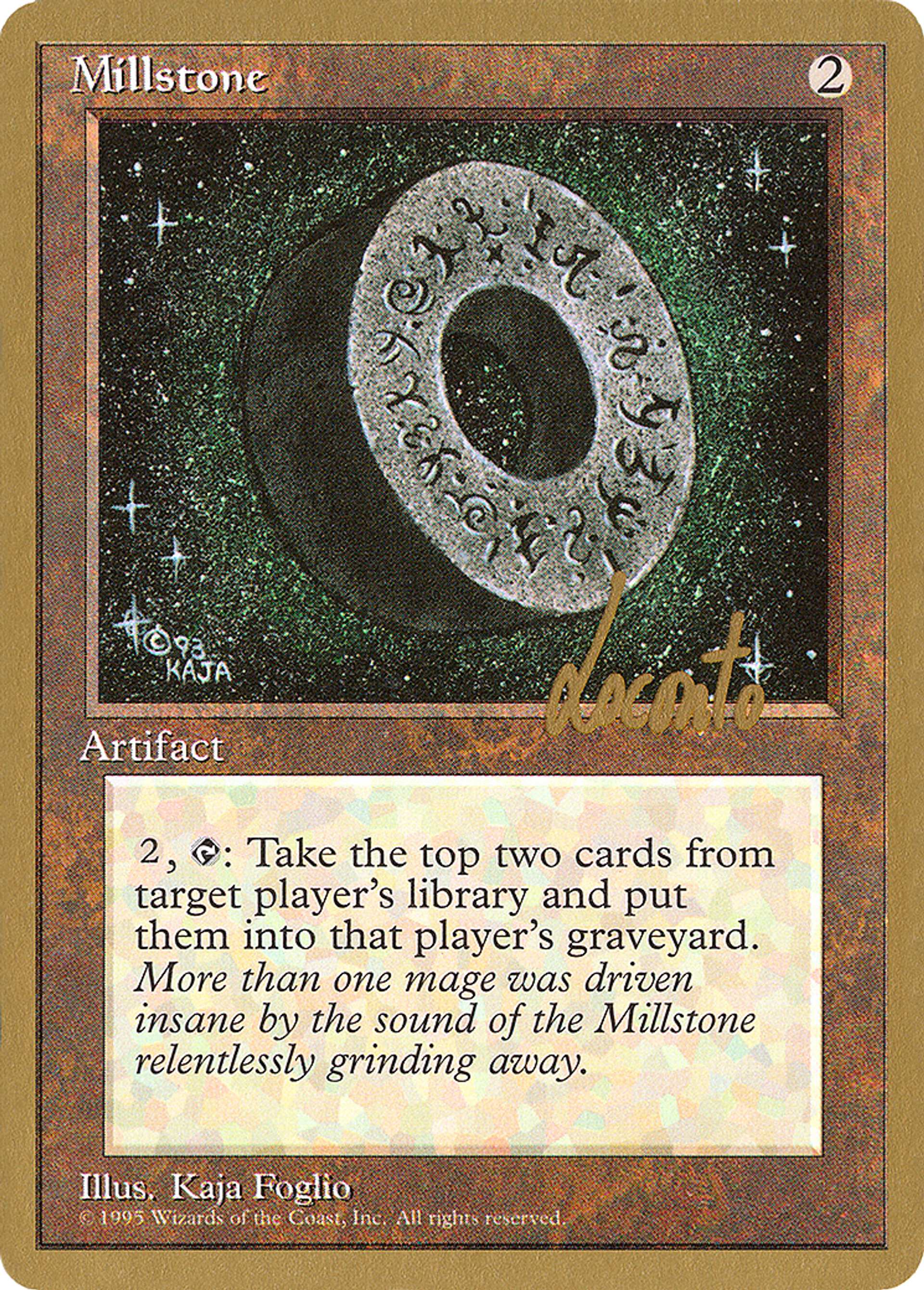Millstone — Pro Tour Collector Set — Magic: The Gathering