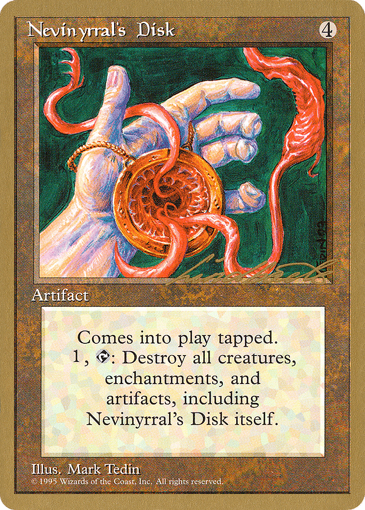 Nevinyrral's Disk — Pro Tour Collector Set — Magic: The Gathering