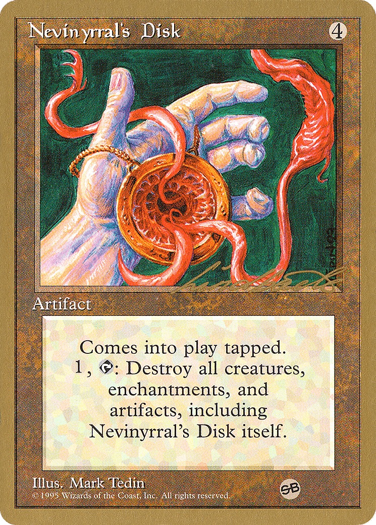 Nevinyrral's Disk — Pro Tour Collector Set — Magic: The Gathering