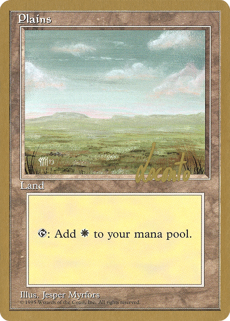 Plains — Pro Tour Collector Set — Magic: The Gathering