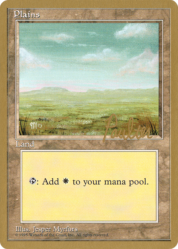 Plains — Pro Tour Collector Set — Magic: The Gathering