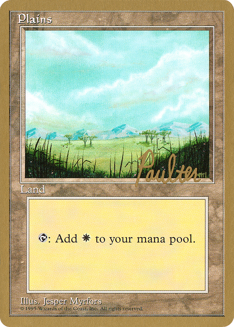 Plains — Pro Tour Collector Set — Magic: The Gathering