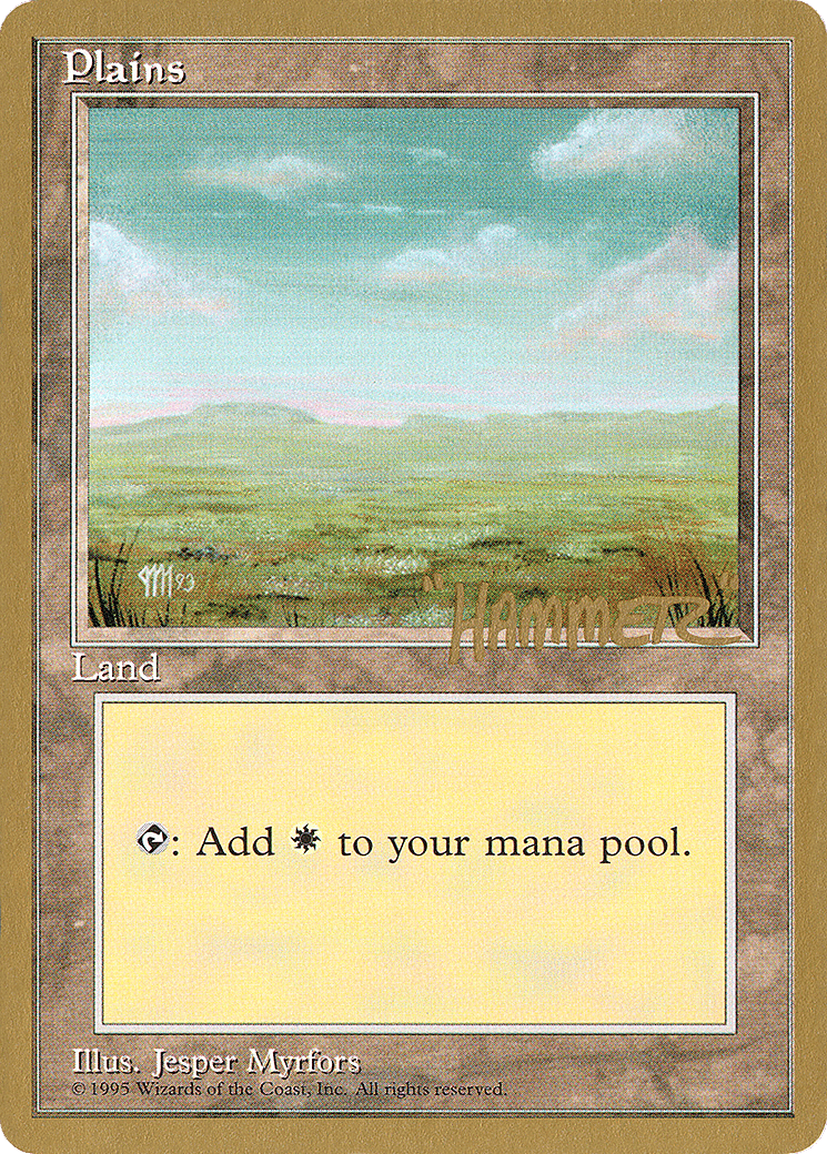 Plains — Pro Tour Collector Set — Magic: The Gathering