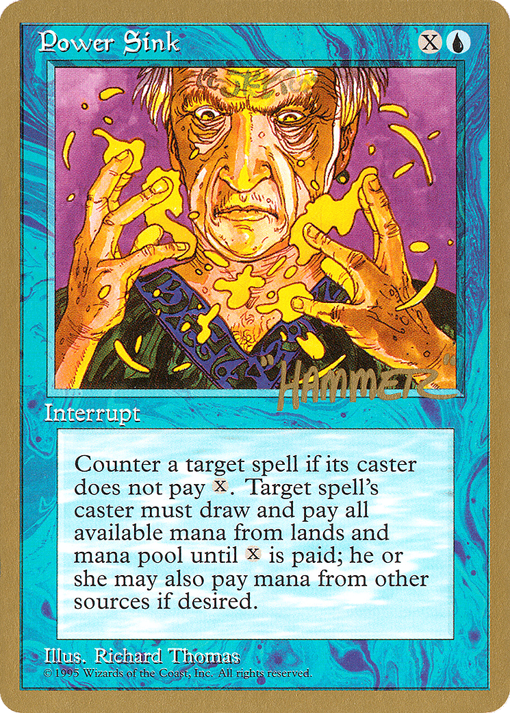 Power Sink — Pro Tour Collector Set — Magic: The Gathering