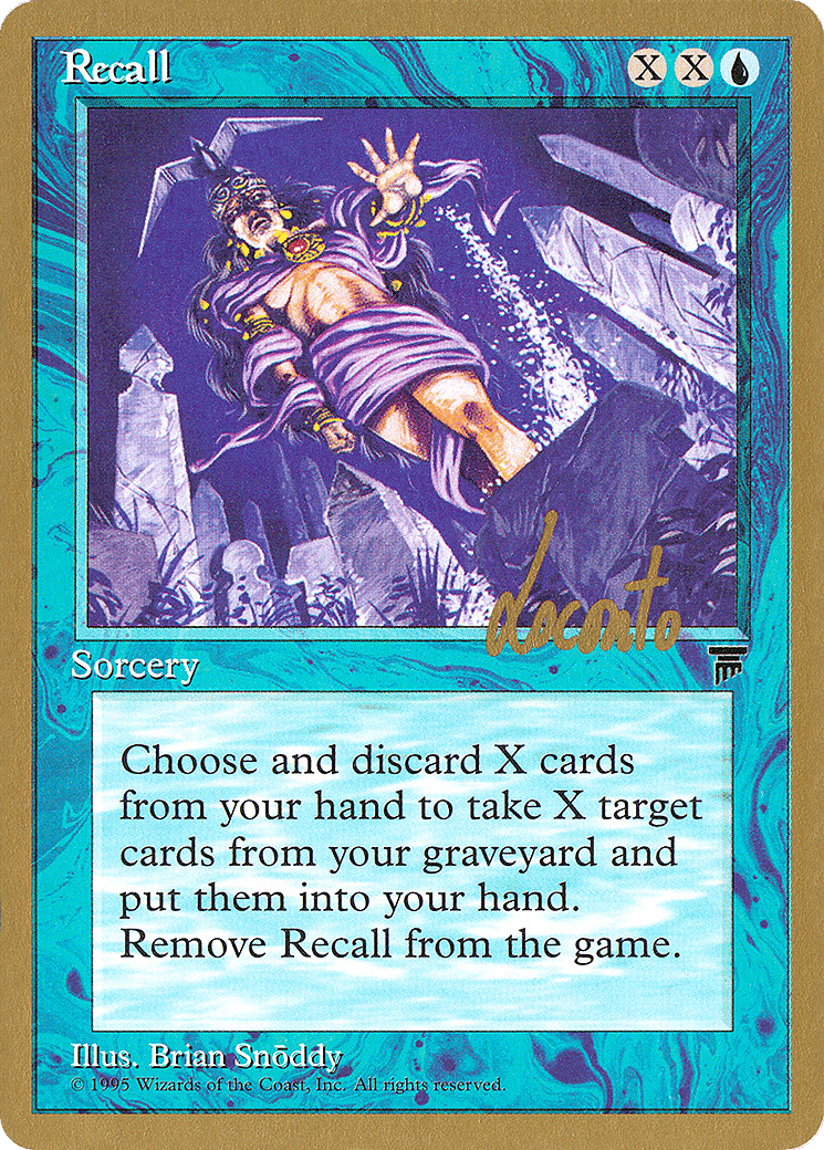 Recall — Pro Tour Collector Set — Magic: The Gathering