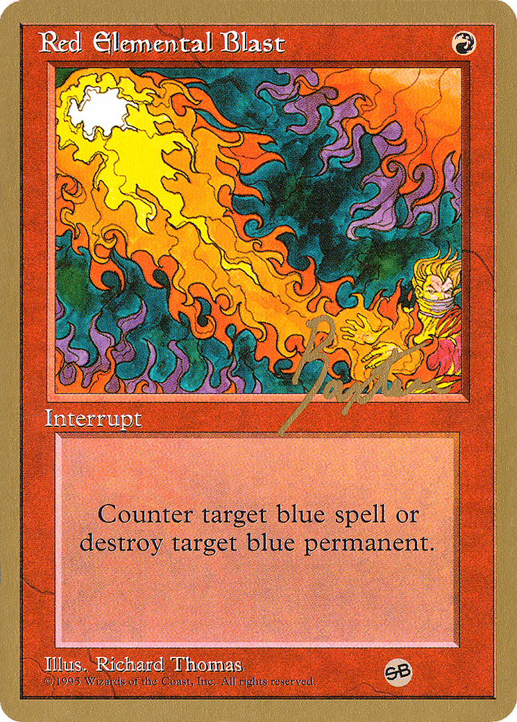 Red Elemental Blast — Pro Tour Collector Set — Magic: The Gathering