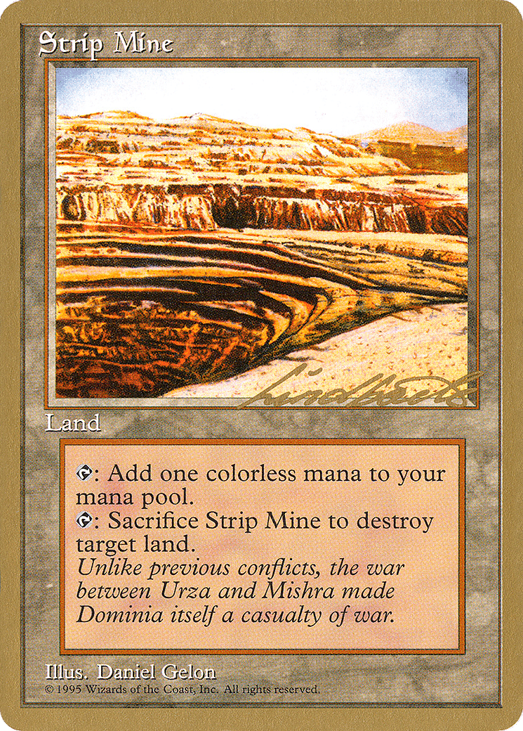 Strip Mine — Pro Tour Collector Set — Magic: The Gathering