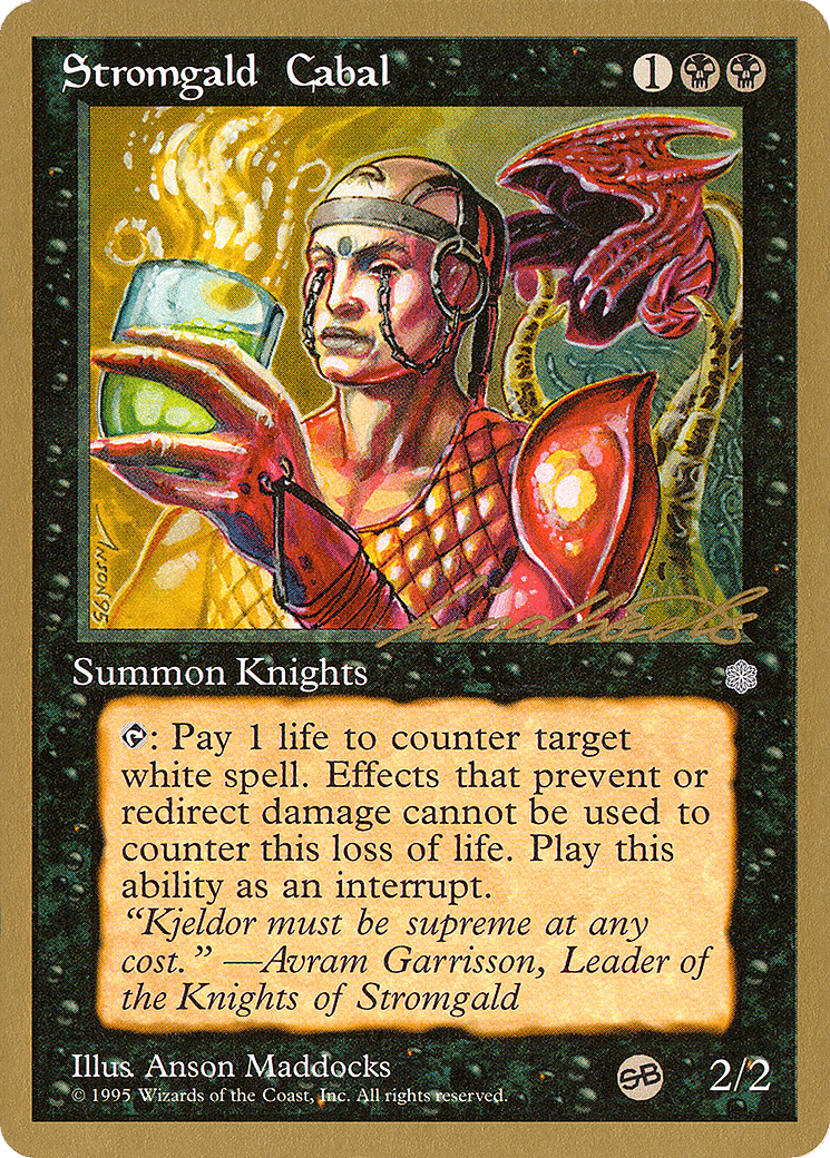 Stromgald Cabal — Pro Tour Collector Set — Magic: The Gathering
