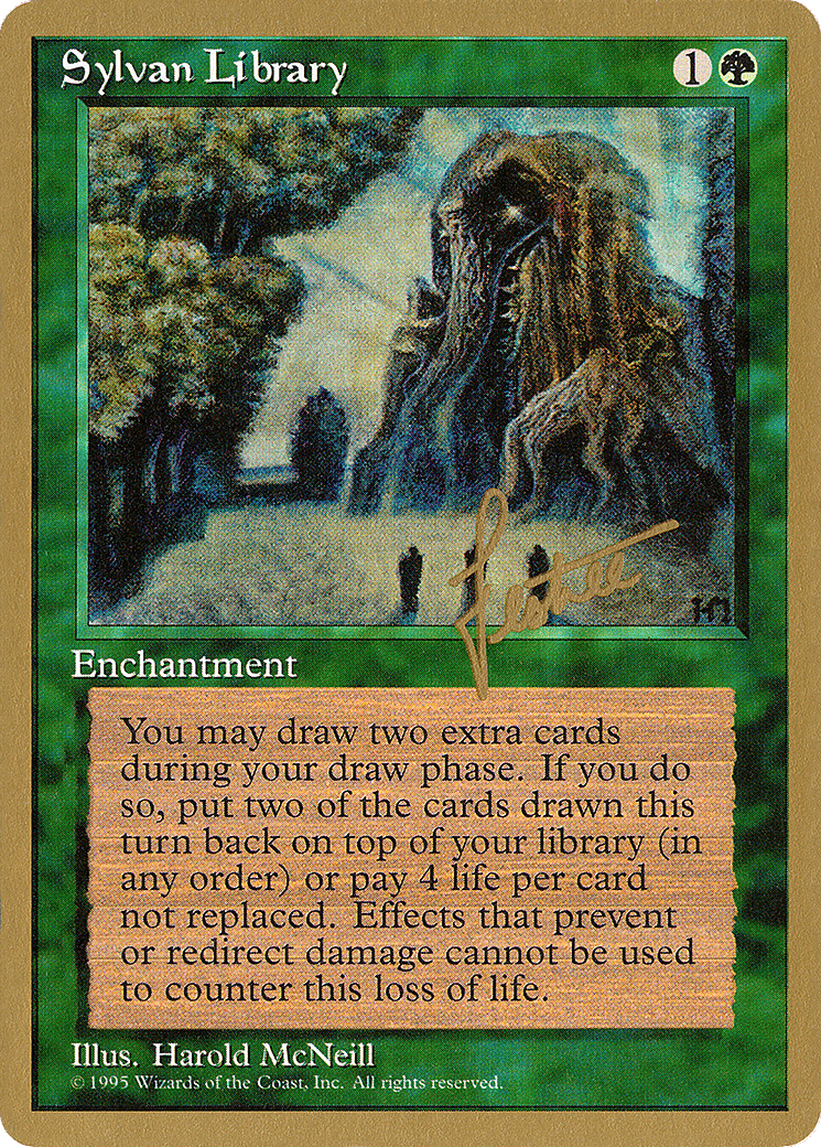 Sylvan Library — Pro Tour Collector Set — Magic: The Gathering