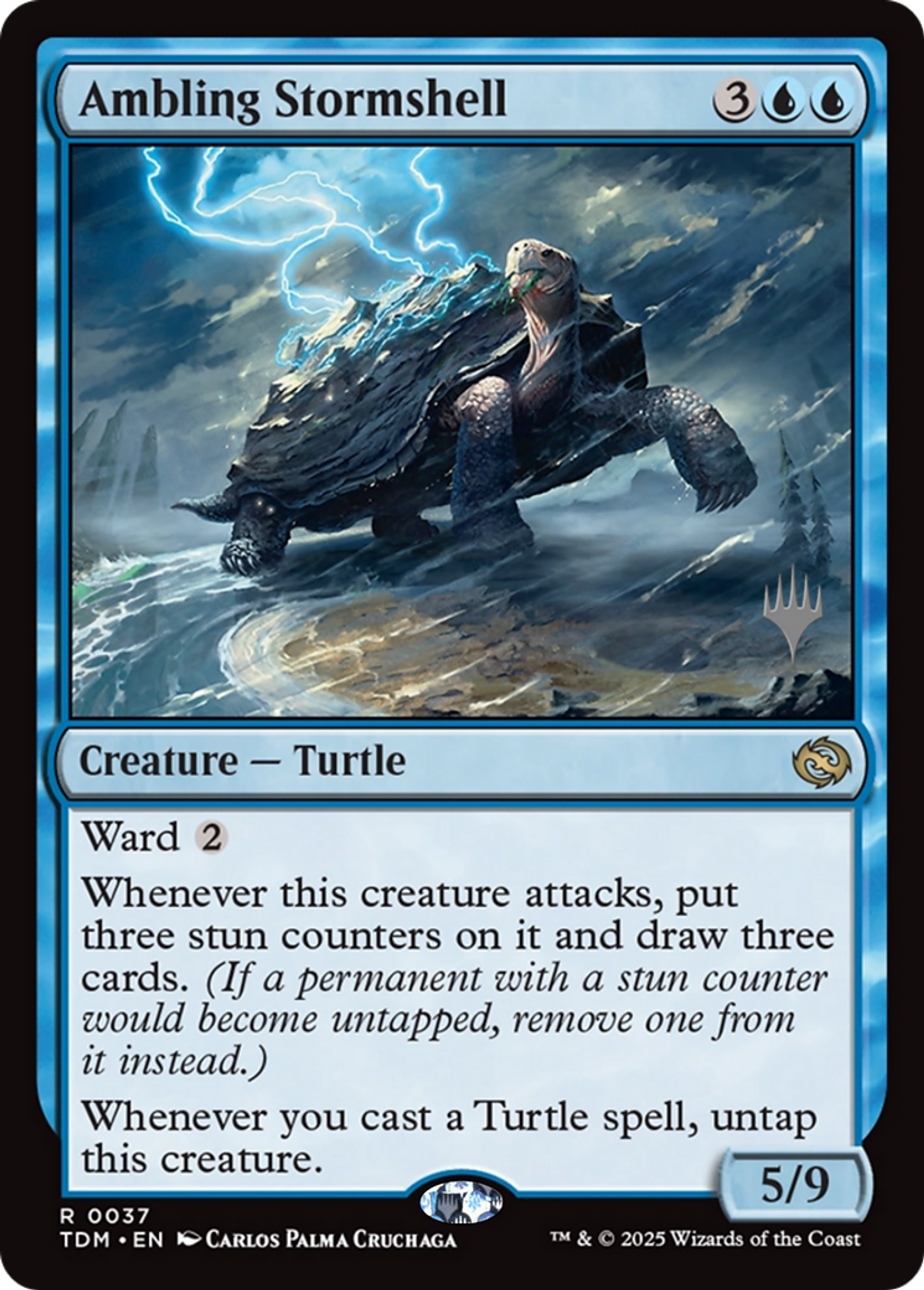 Carapace-tempête vagabonde — Tarkir: Dragonstorm Promos — Magic: The Gathering