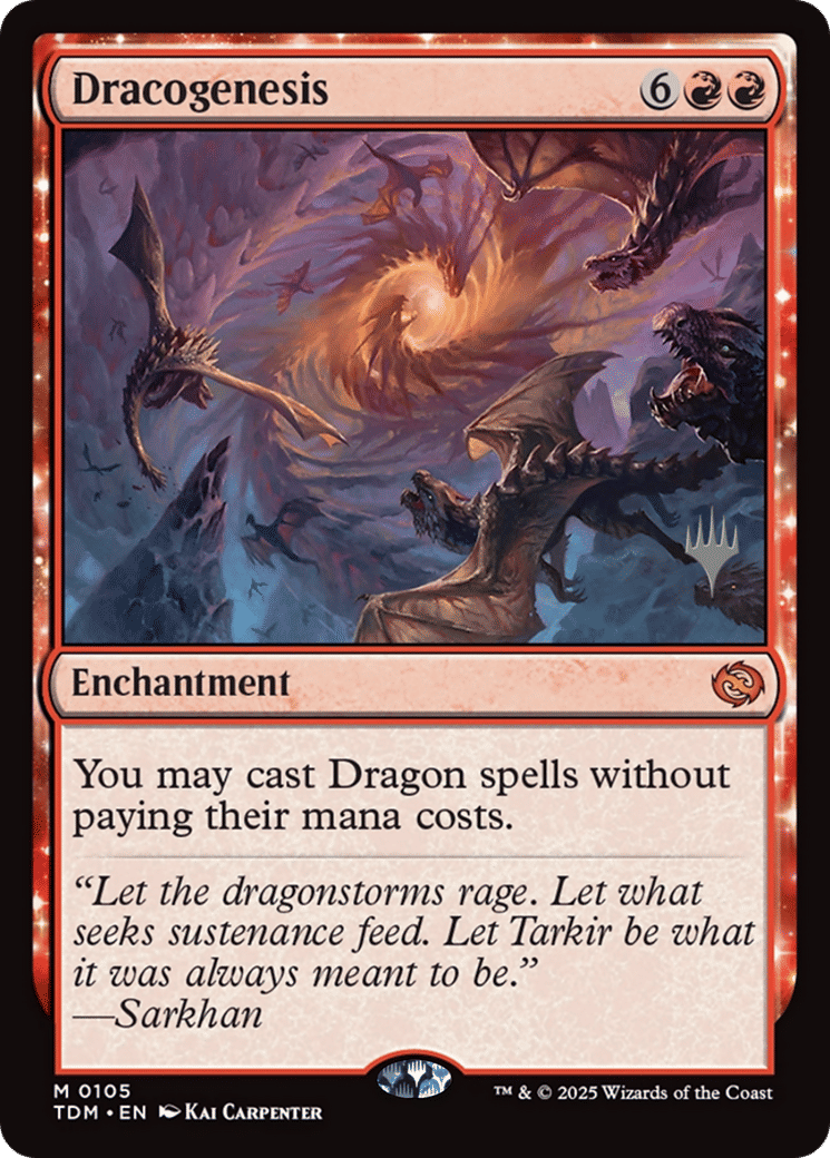 Dracogenesis — Tarkir: Dragonstorm Promos — Magic: The Gathering