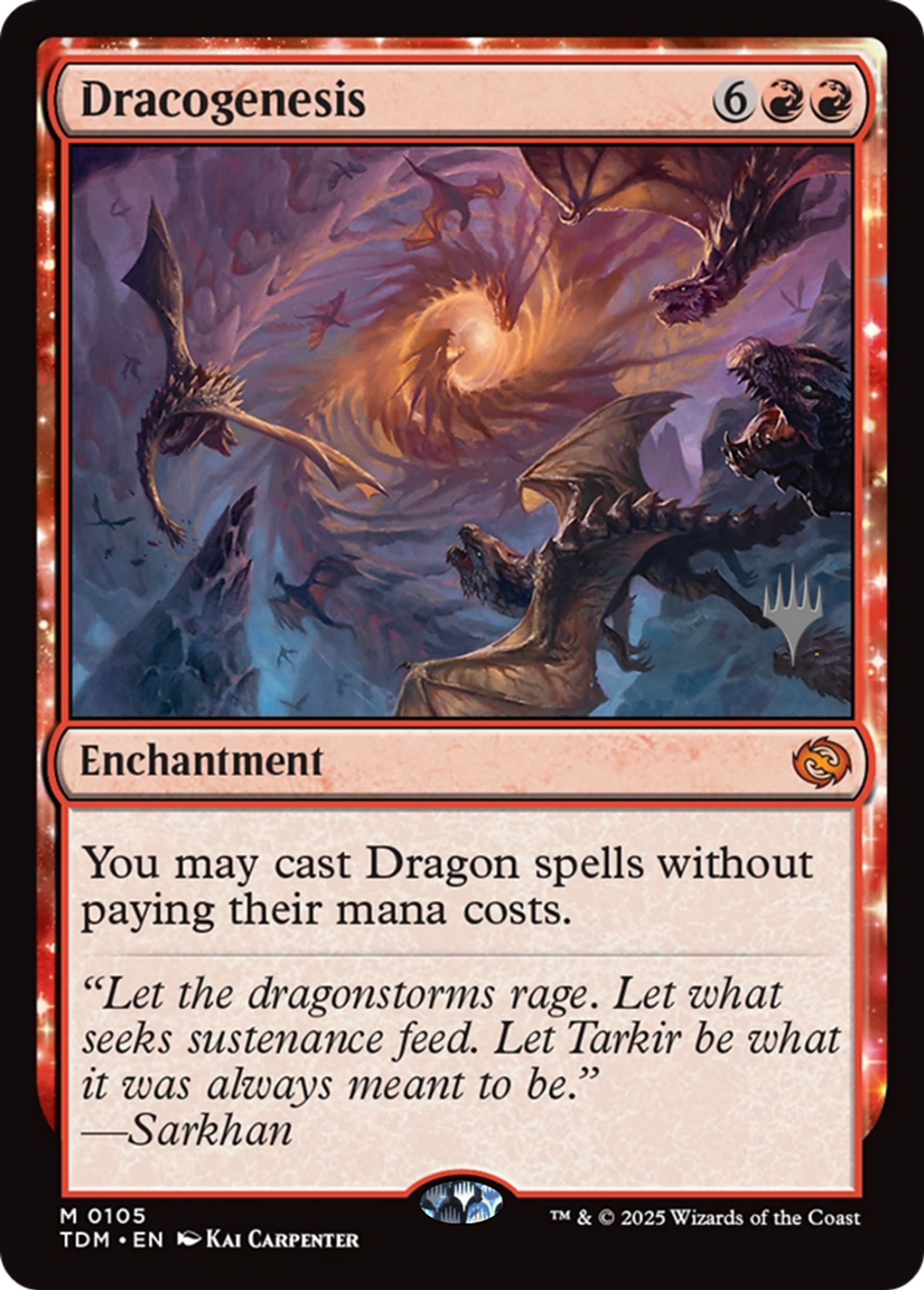 Dracogenesis — Tarkir: Dragonstorm Promos — Magic: The Gathering