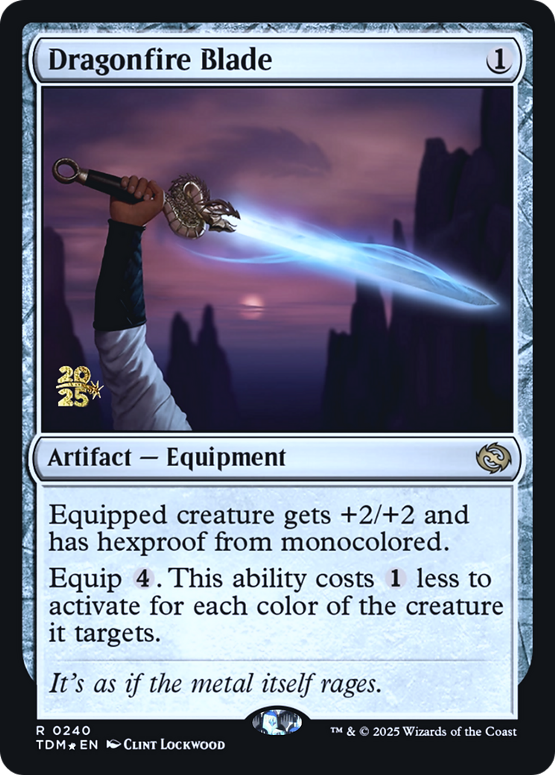 Lame de feu des dragons — Tarkir: Dragonstorm Promos — Magic: The Gathering