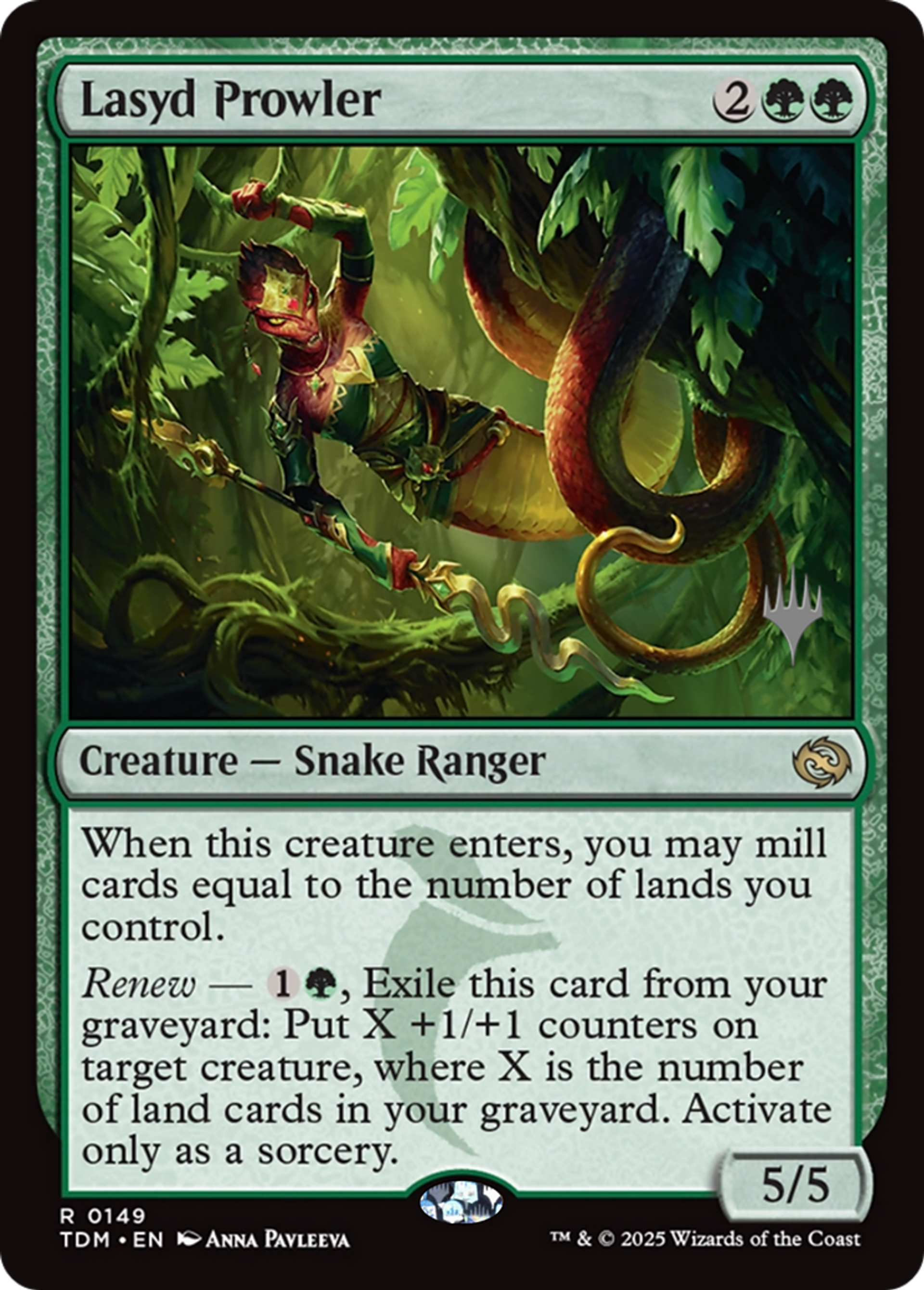Lasyd Prowler — Tarkir: Dragonstorm Promos — Magic: The Gathering