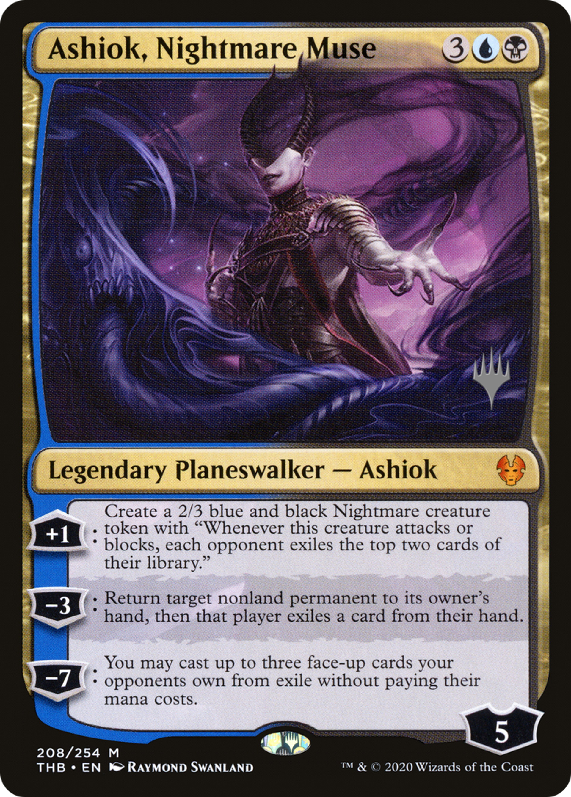 Ashiok, Nightmare Muse — Theros Beyond Death Promos — Magic: The Gathering