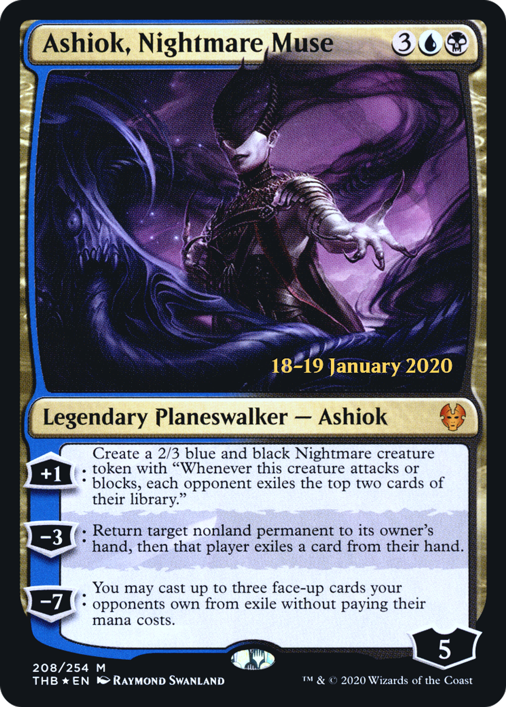 Ashiok, Nightmare Muse — Theros Beyond Death Promos — Magic: The Gathering