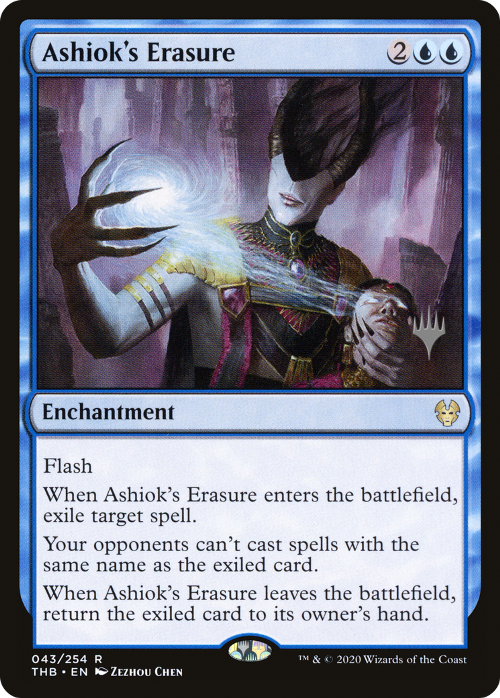Ashiok's Erasure — Theros Beyond Death Promos — Magic: The Gathering