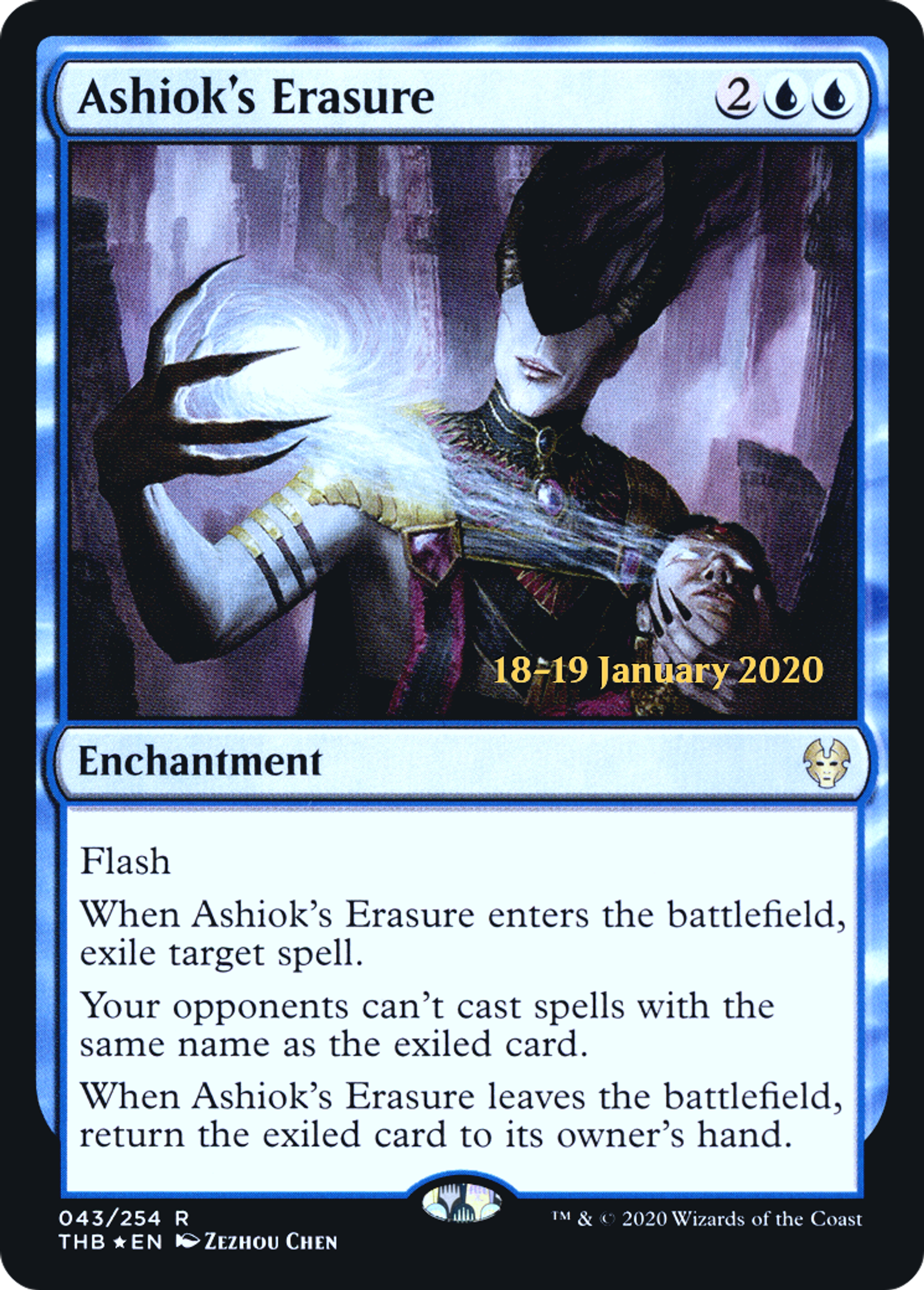 Ashiok's Erasure — Theros Beyond Death Promos — Magic: The Gathering