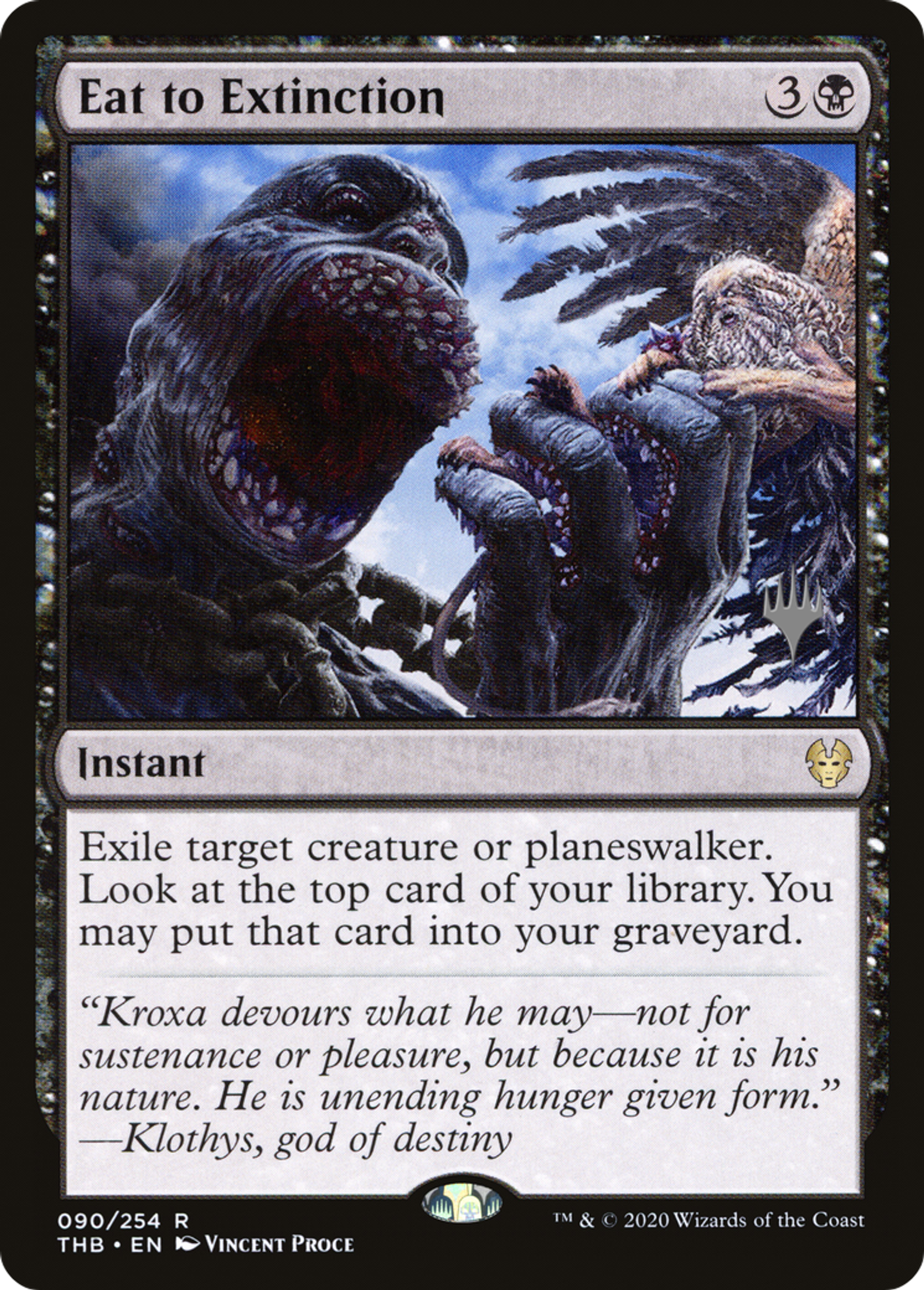 Eat to Extinction — Theros Beyond Death Promos — Magic: The Gathering