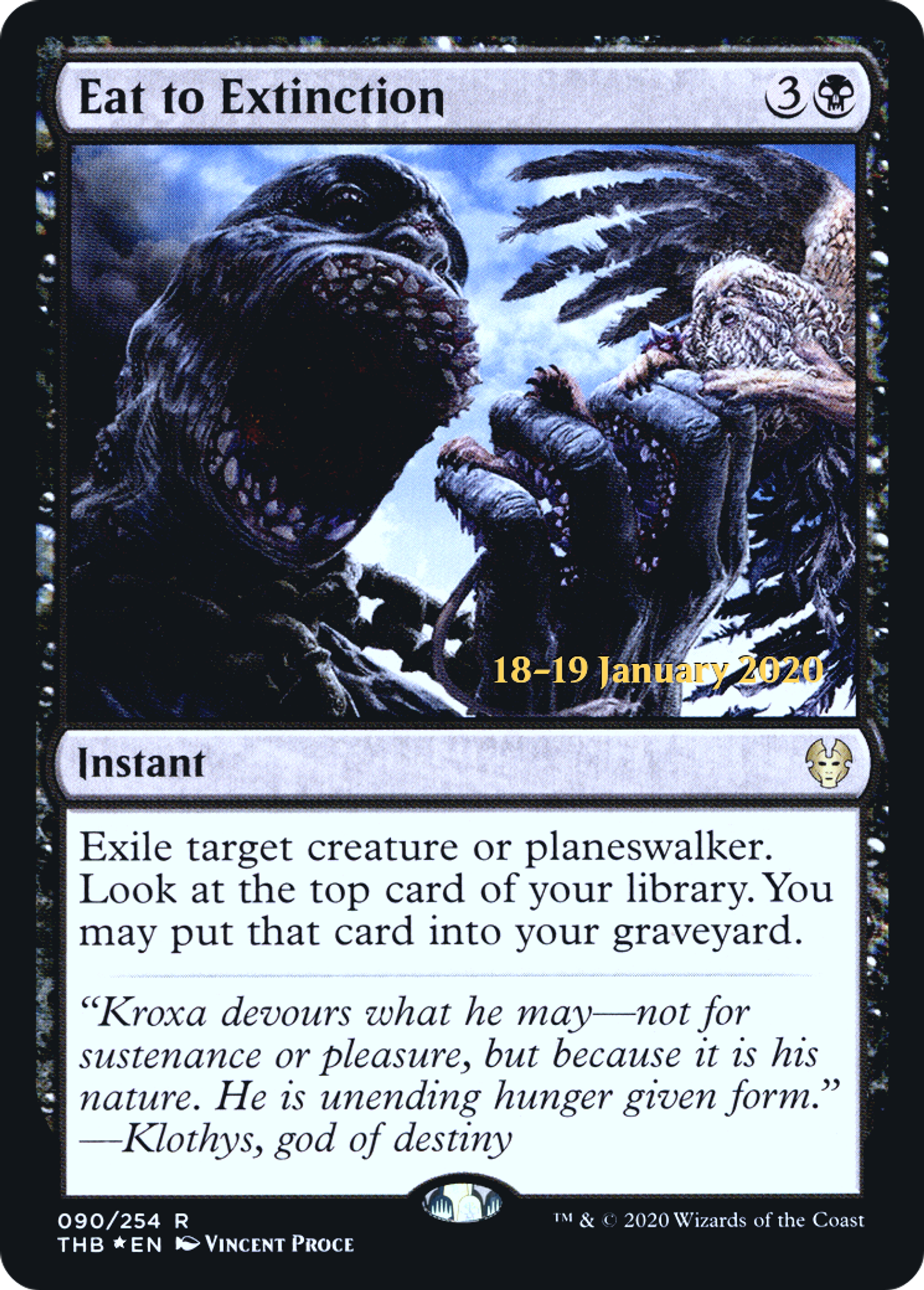 Eat to Extinction — Theros Beyond Death Promos — Magic: The Gathering