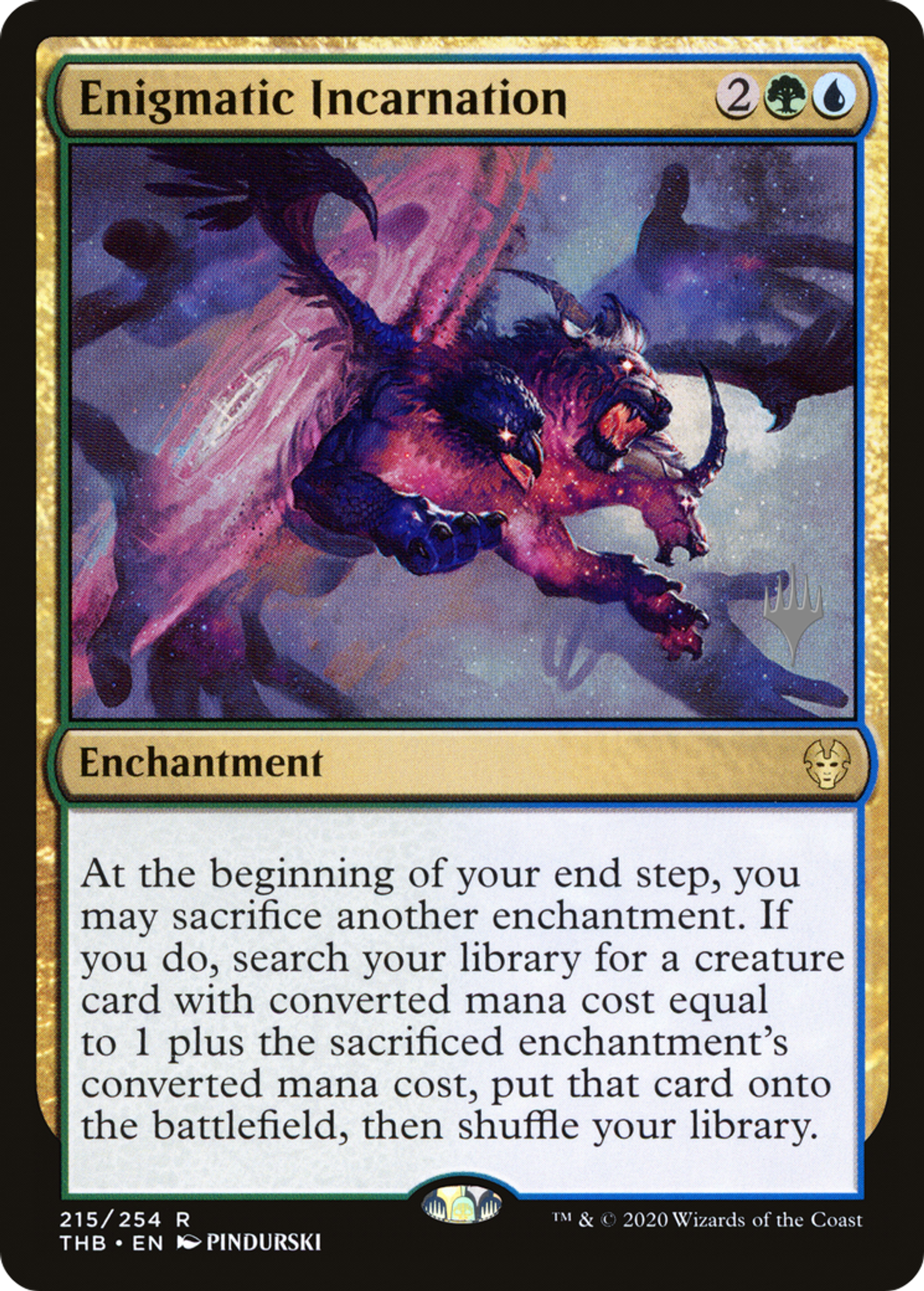 Enigmatic Incarnation — Theros Beyond Death Promos — Magic: The Gathering