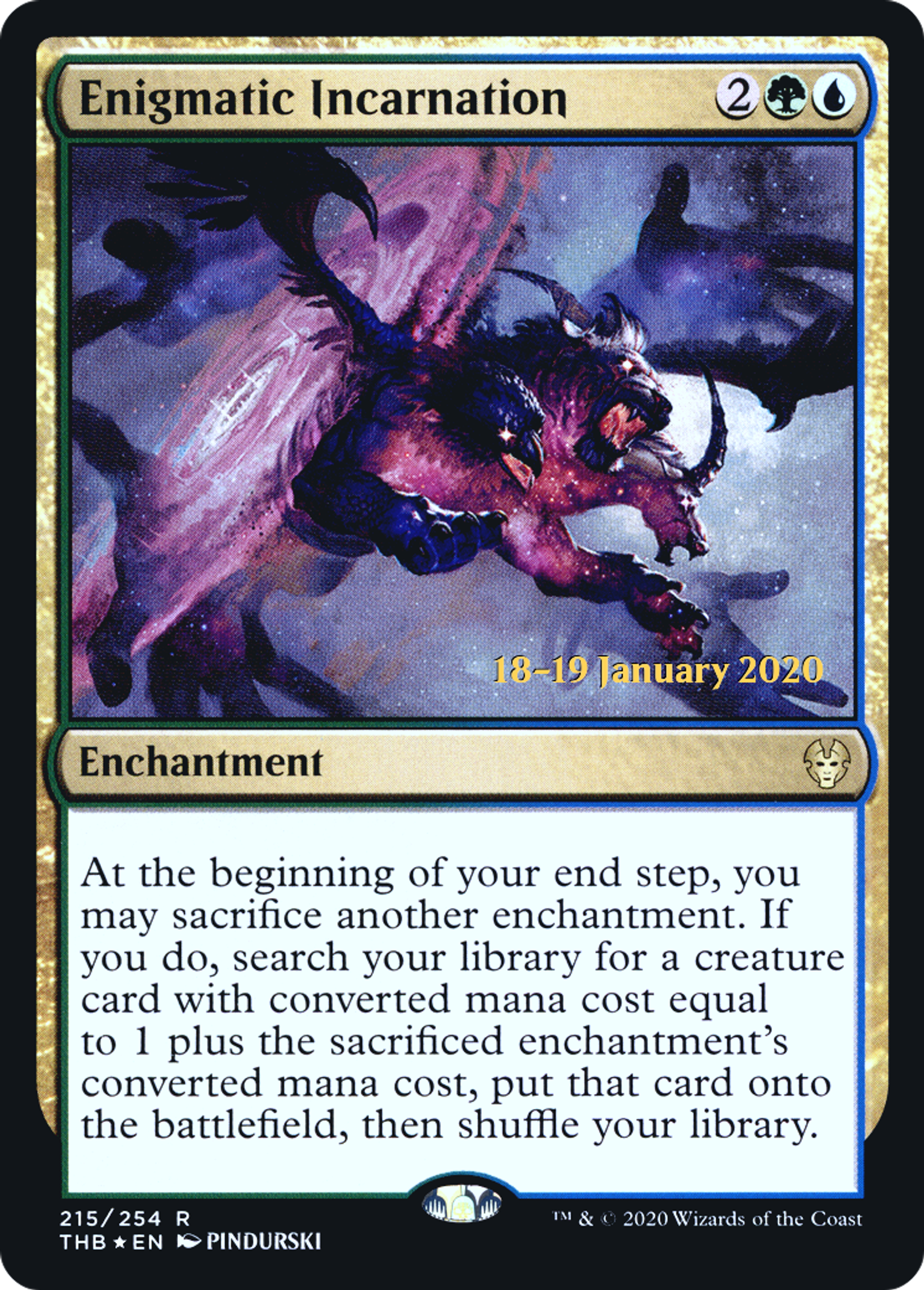 Enigmatic Incarnation — Theros Beyond Death Promos — Magic: The Gathering