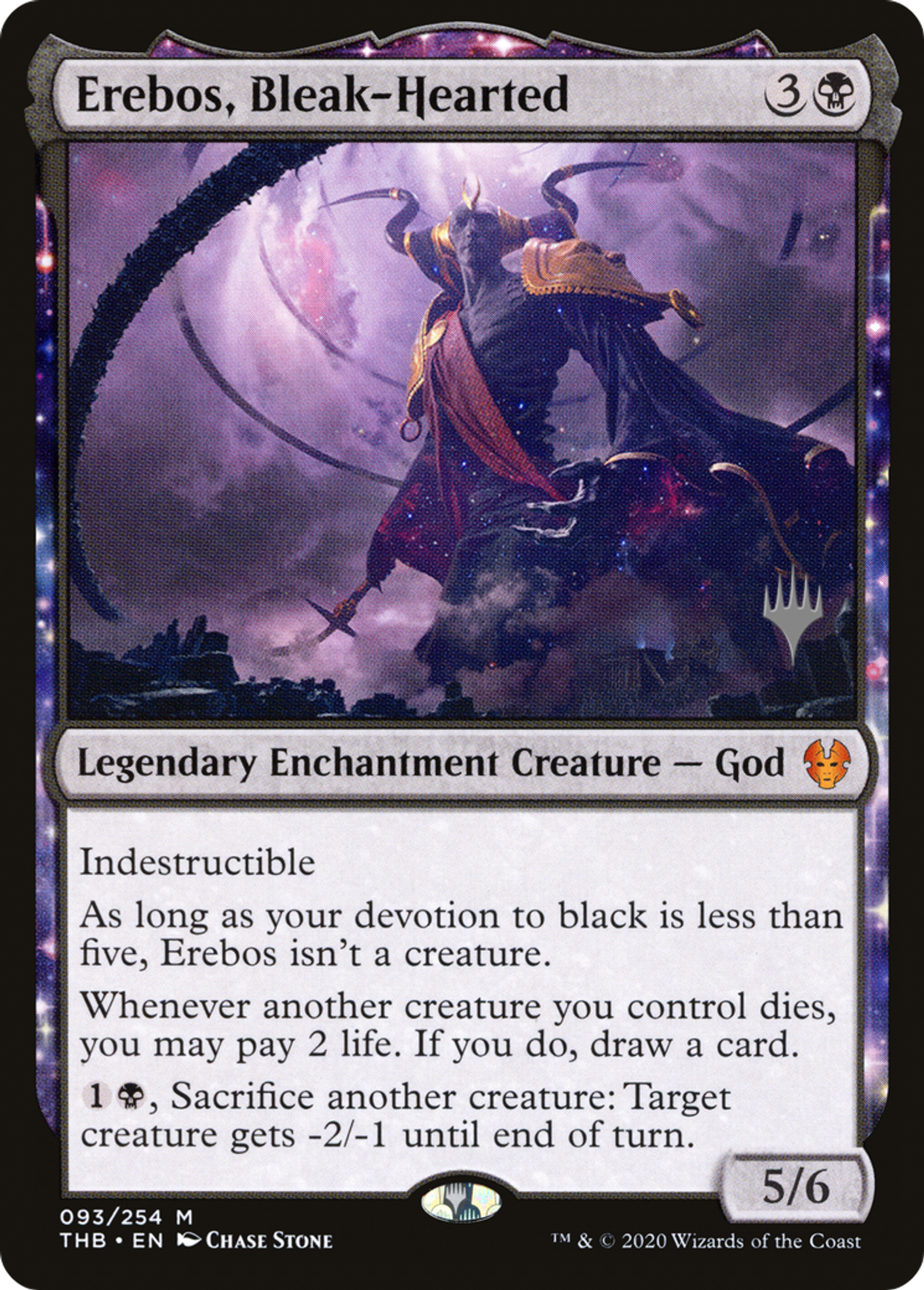 Erebos, Bleak-Hearted — Theros Beyond Death Promos — Magic: The Gathering