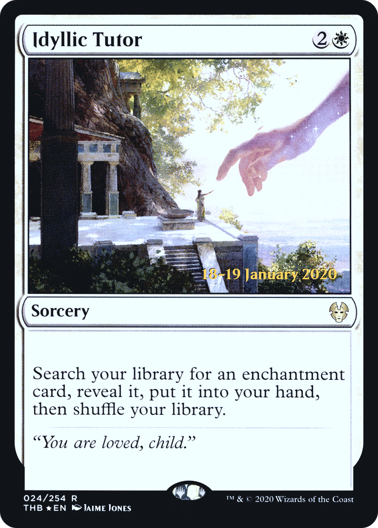 Idyllic Tutor — Theros Beyond Death Promos — Magic: The Gathering