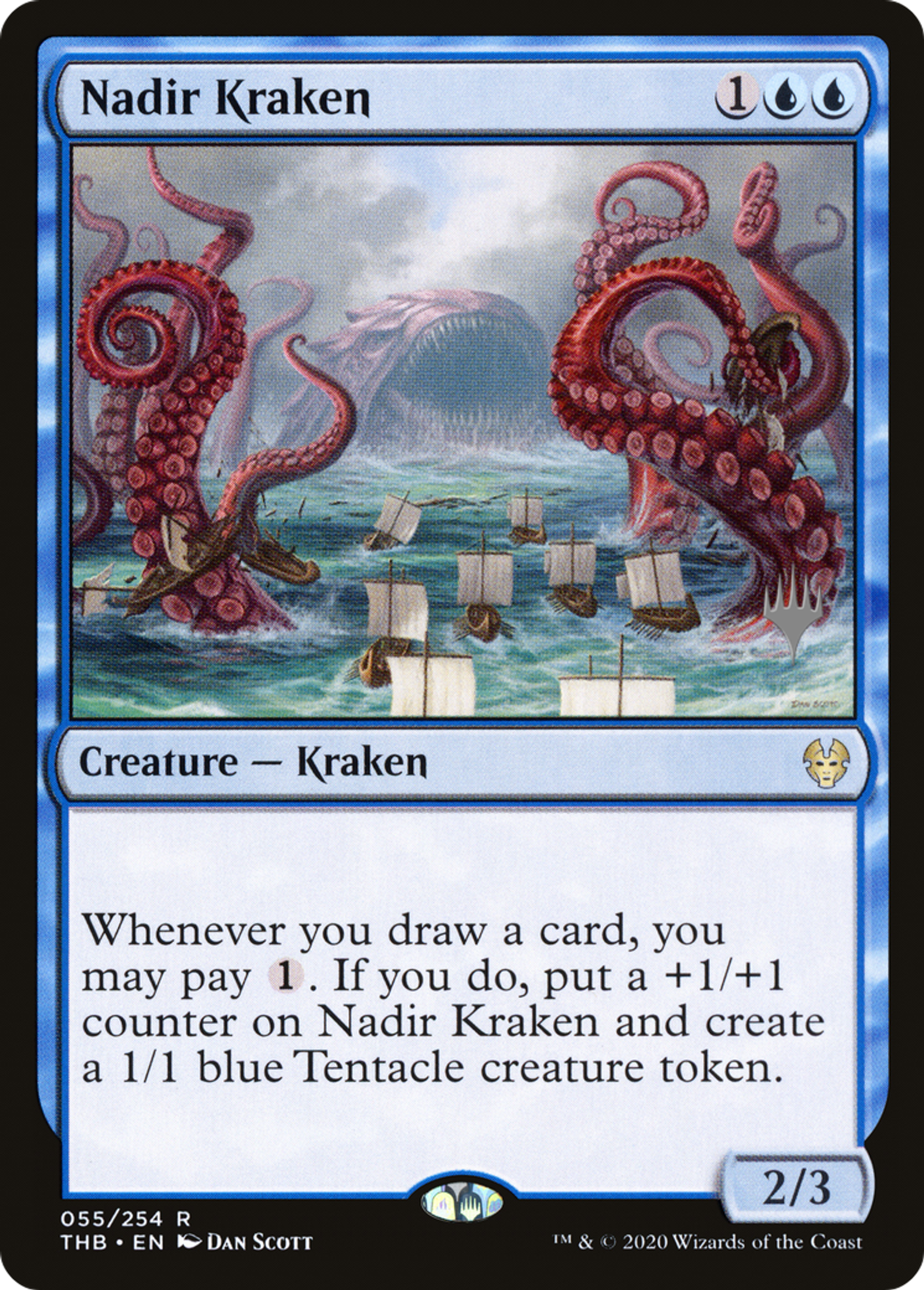 Nadir Kraken — Theros Beyond Death Promos — Magic: The Gathering