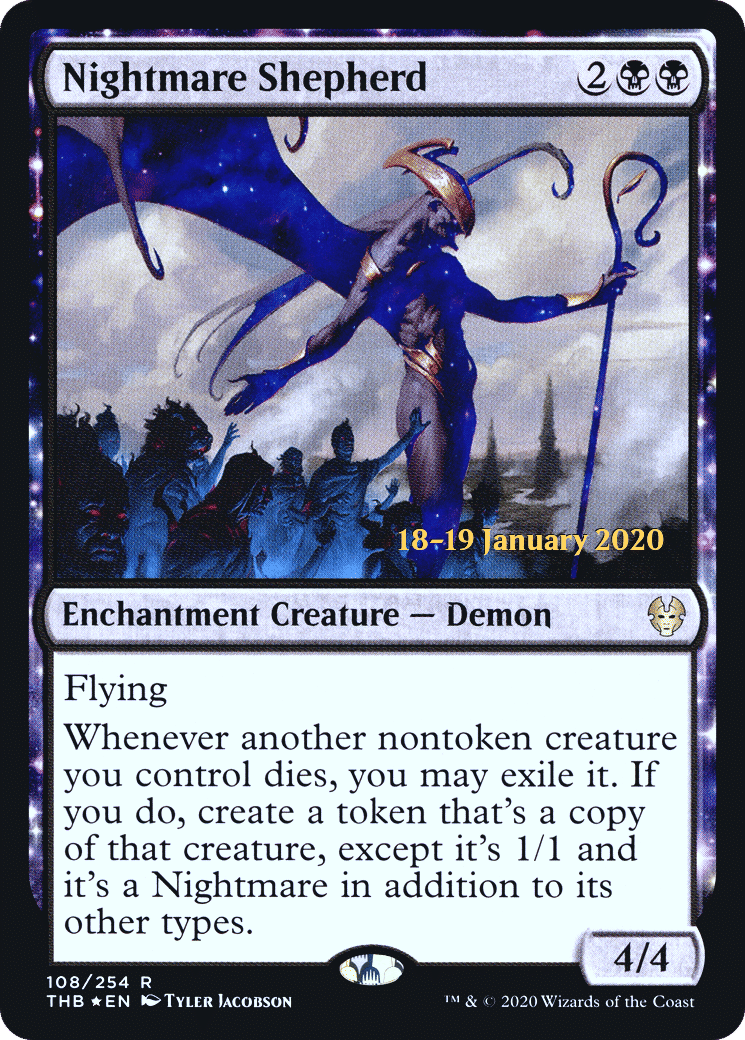Nightmare Shepherd — Theros Beyond Death Promos — Magic: The Gathering