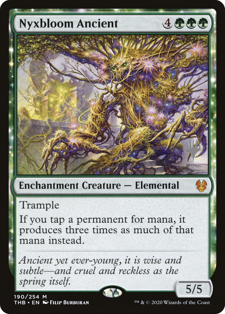 Nyxbloom Ancient — Theros Beyond Death Promos — Magic: The Gathering