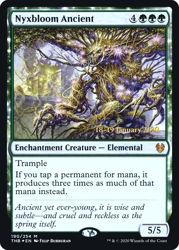 Nyxbloom Ancient — Theros Beyond Death Promos — Magic: The Gathering