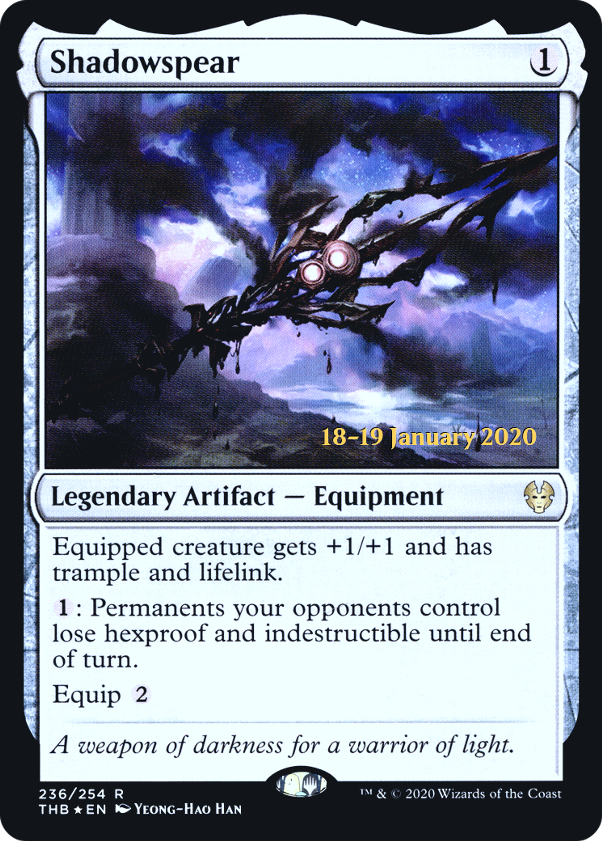 Shadowspear — Theros Beyond Death Promos — Magic: The Gathering