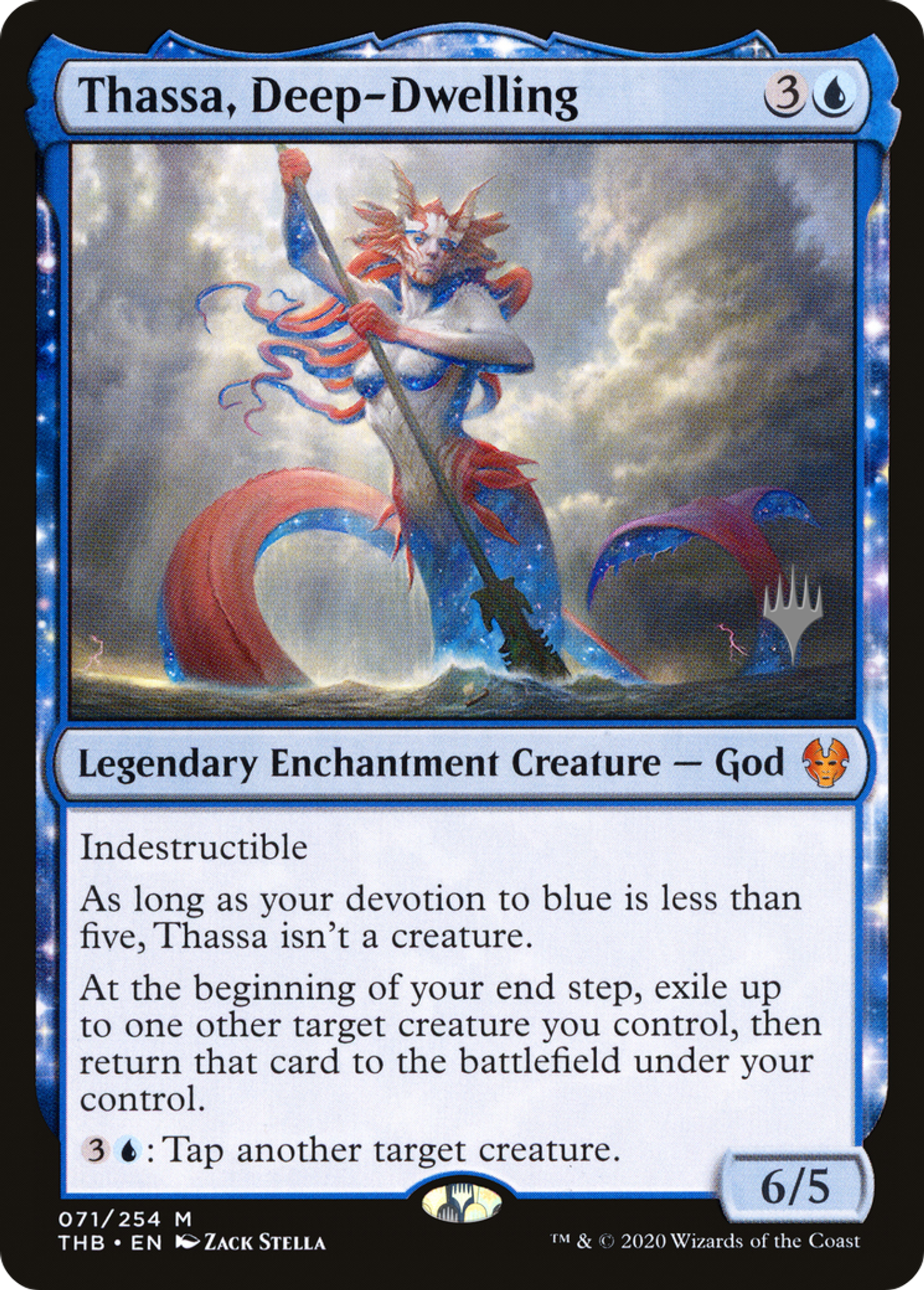 Thassa, Deep-Dwelling — Theros Beyond Death Promos — Magic: The Gathering