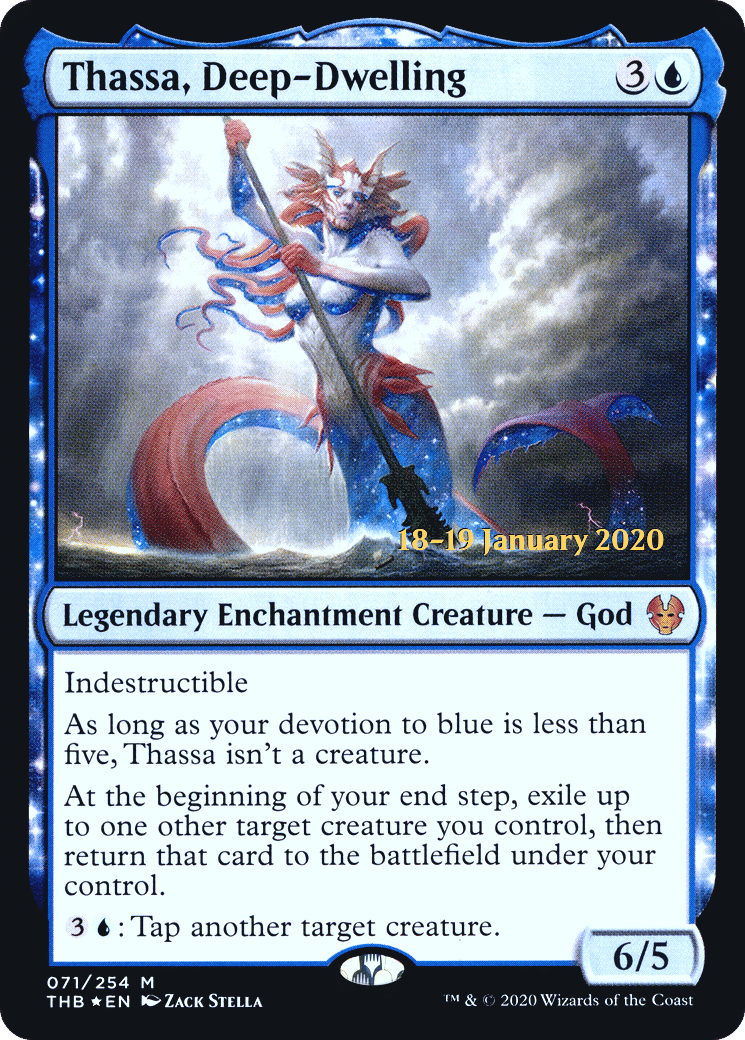 Thassa, Deep-Dwelling — Theros Beyond Death Promos — Magic: The Gathering