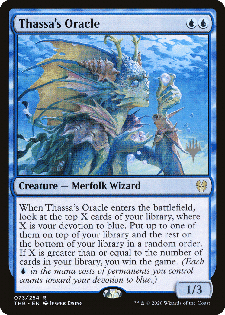 Oracle de Thassa — Theros Beyond Death Promos — Magic: The Gathering
