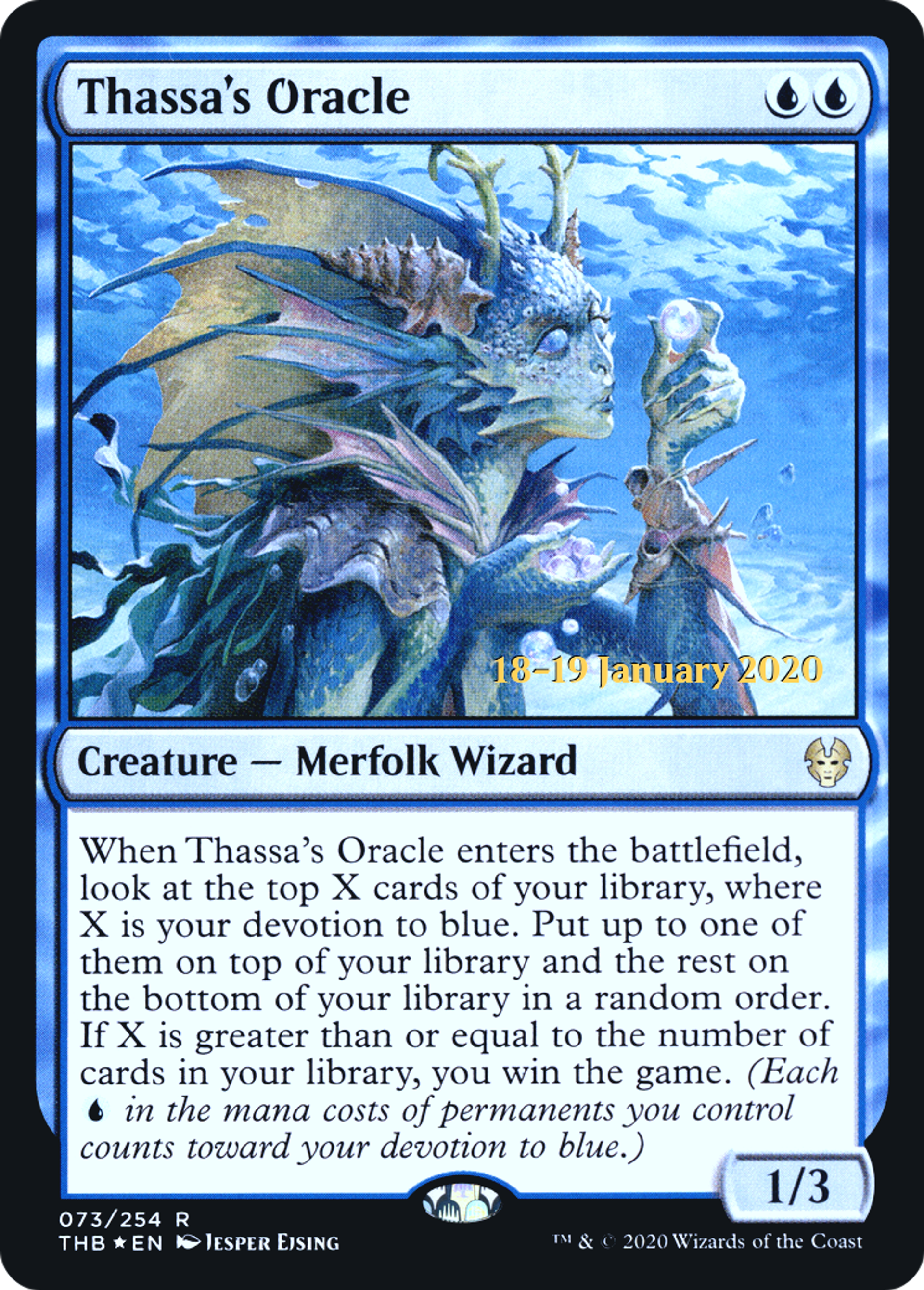 Thassa's Oracle — Theros Beyond Death Promos — Magic: The Gathering
