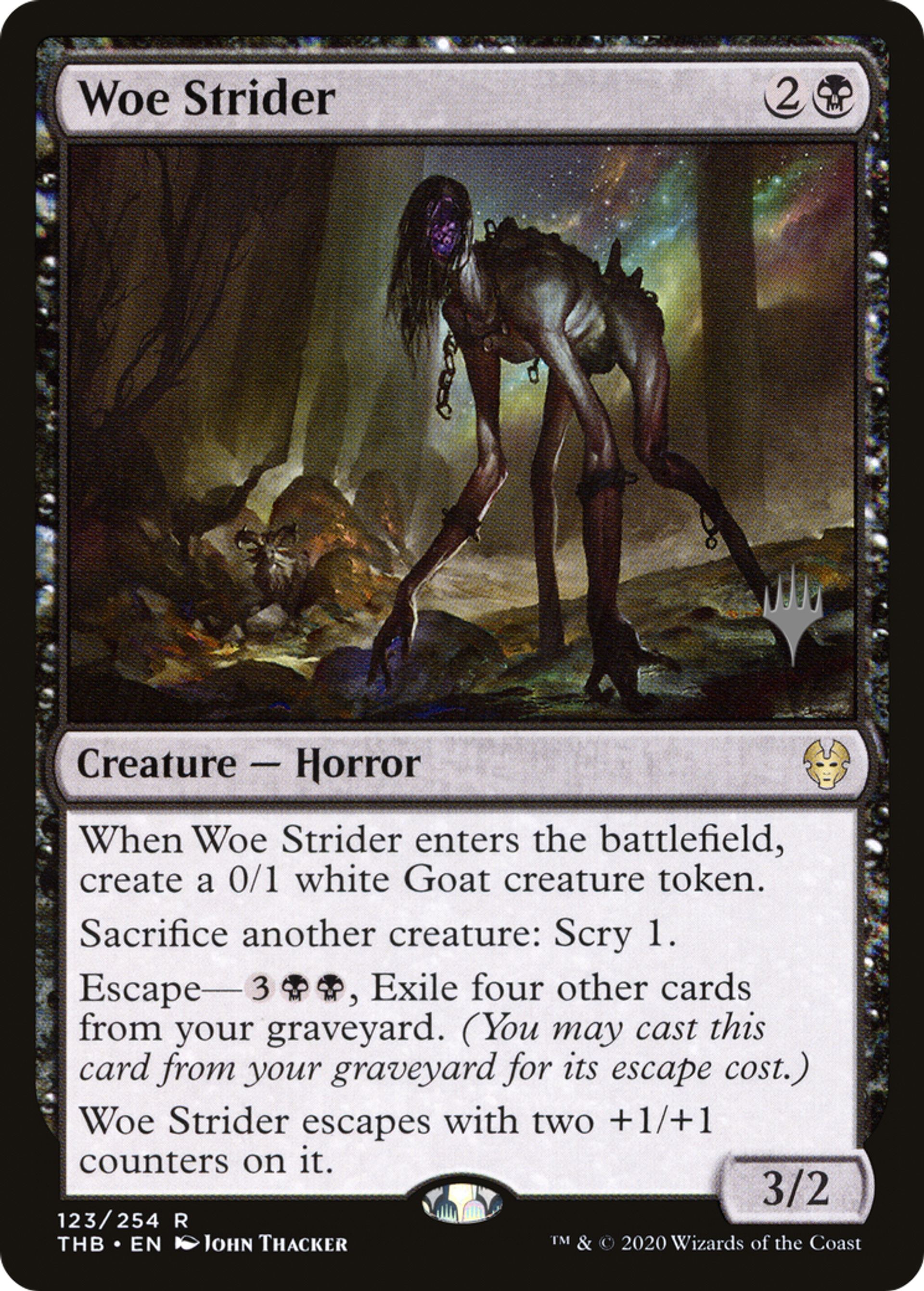 Woe Strider — Theros Beyond Death Promos — Magic: The Gathering