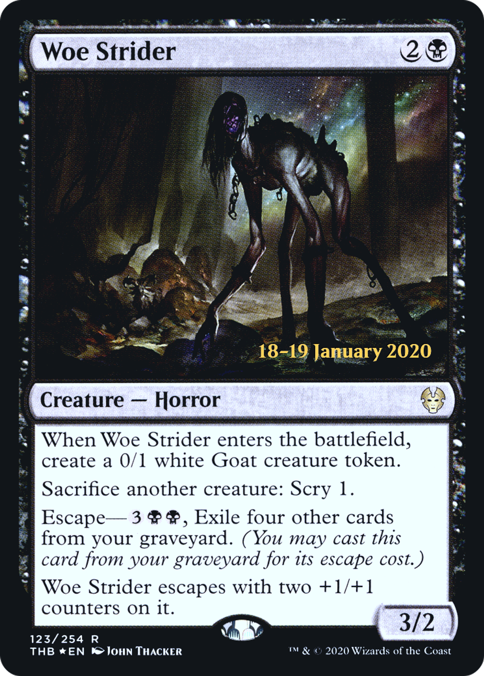 Woe Strider — Theros Beyond Death Promos — Magic: The Gathering
