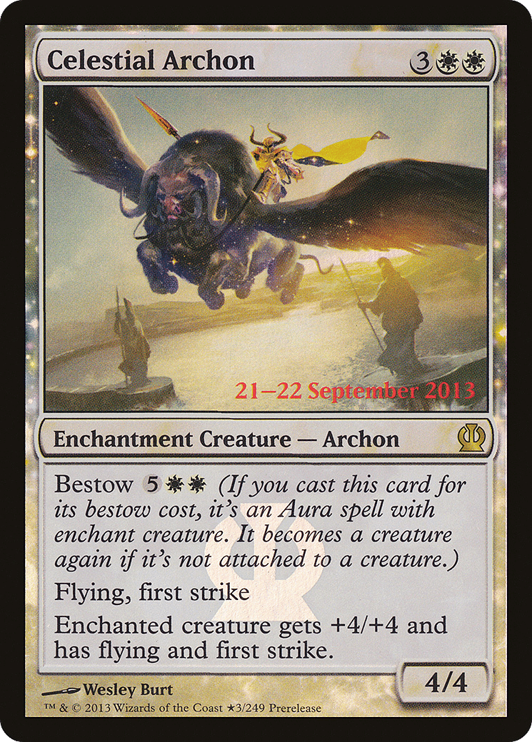 Celestial Archon — Theros Promos — Magic: The Gathering