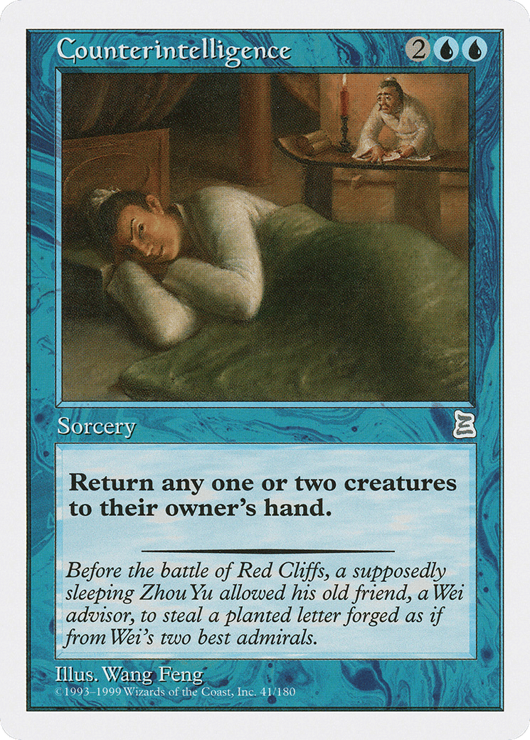 Counterintelligence — Portal Three Kingdoms — Magic: The Gathering