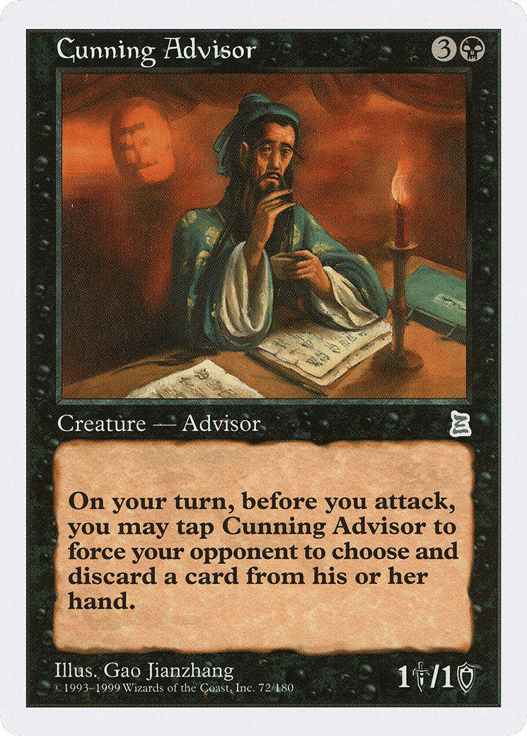 Cunning Advisor — Portal Three Kingdoms — Magic: The Gathering