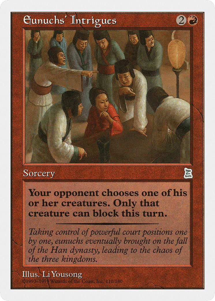 Eunuchs' Intrigues — Portal Three Kingdoms — Magic: The Gathering