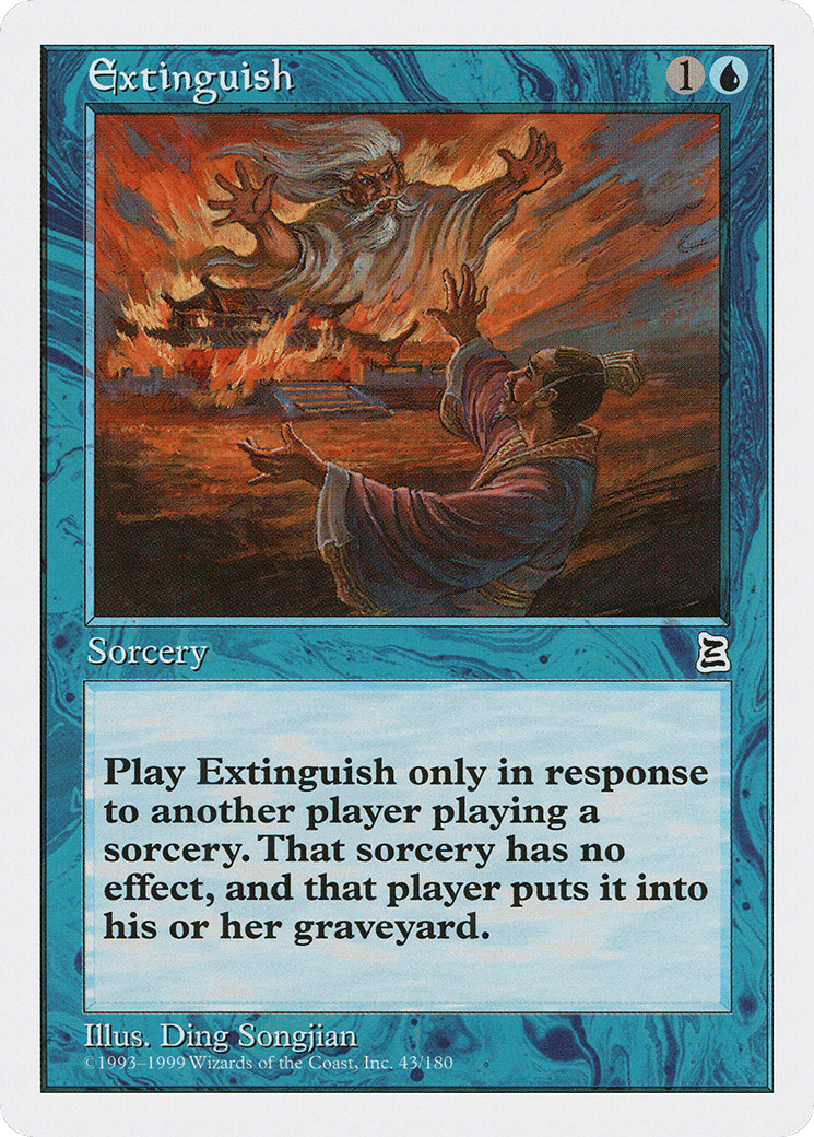 Extinguish — Portal Three Kingdoms — Magic: The Gathering